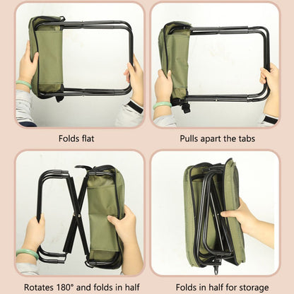 2-in-1 Waterproof Folding Chair with Backpack - Lightweight and Versatile for Outdoor Adventures
