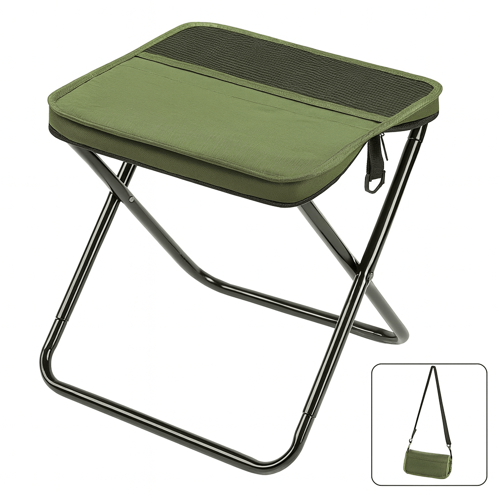 2-in-1 Waterproof Folding Chair with Backpack - Lightweight and Versatile for Outdoor Adventures