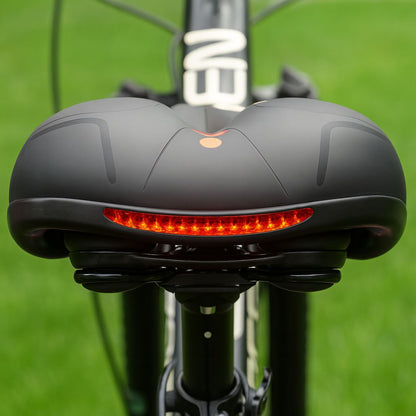 Ergonomic Bicycle Saddle with Suspension and Water-repellent Design for Optimal Comfort
