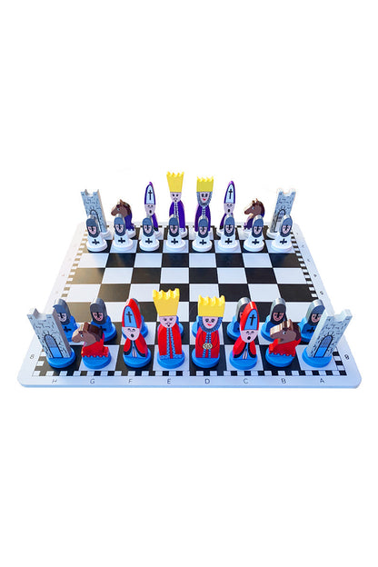 Set Avventura | Scacchi Educativi in Legno con Disegni Colorati | Stimola il Pensiero Strategico per Bambini 0