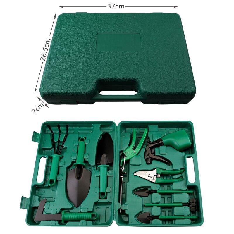 Complete Set of Ergonomic Gardening Tools with Case | Multifunctional Kit for Ease of Use