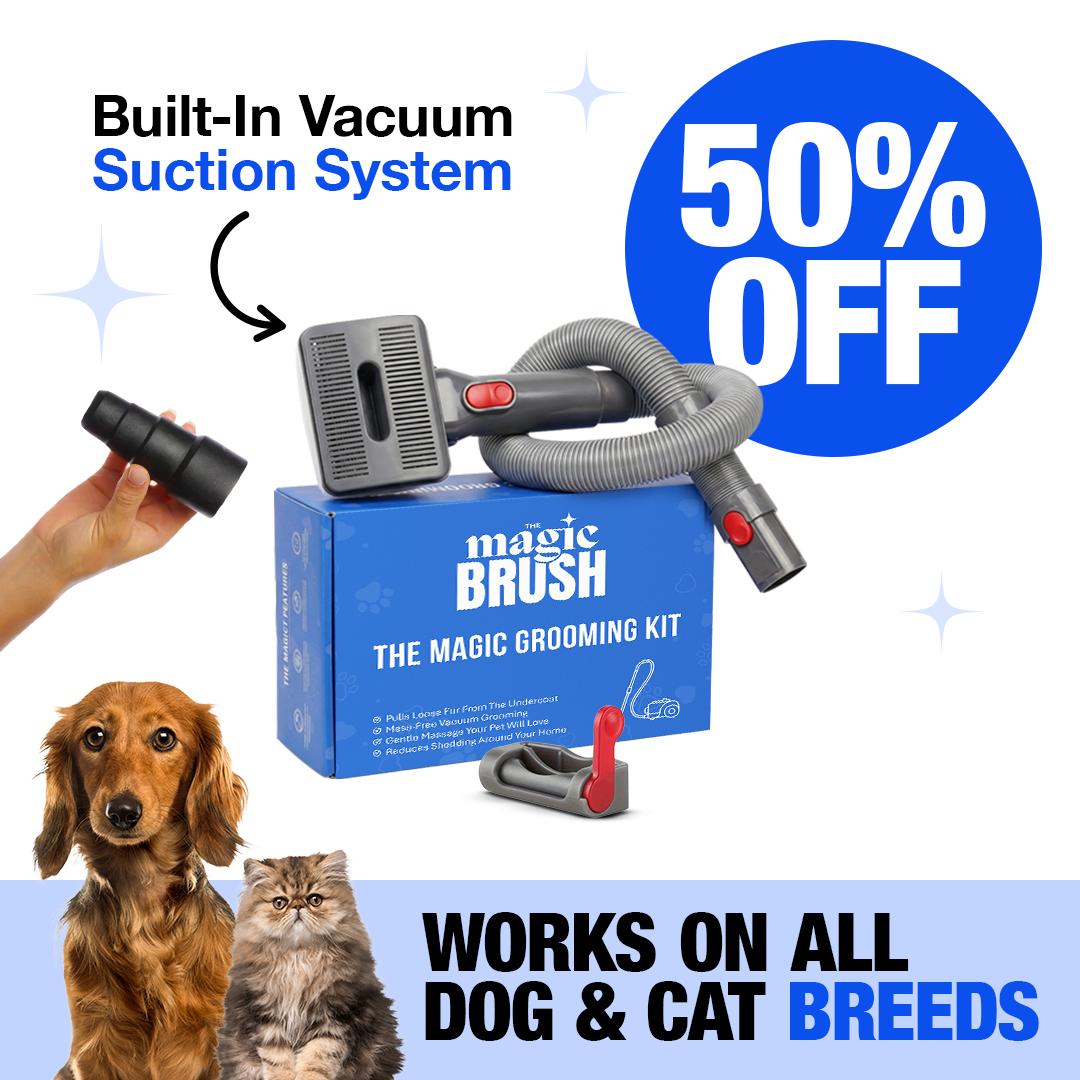 Set Completo per la Cura degli Animali | Magic Grooming Kit con Strumenti Professionali | Facile da Usare per Toelettatura Efficiente 4