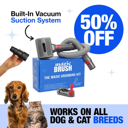 Set Completo per la Cura degli Animali | Magic Grooming Kit con Strumenti Professionali | Facile da Usare per Toelettatura Efficiente 4