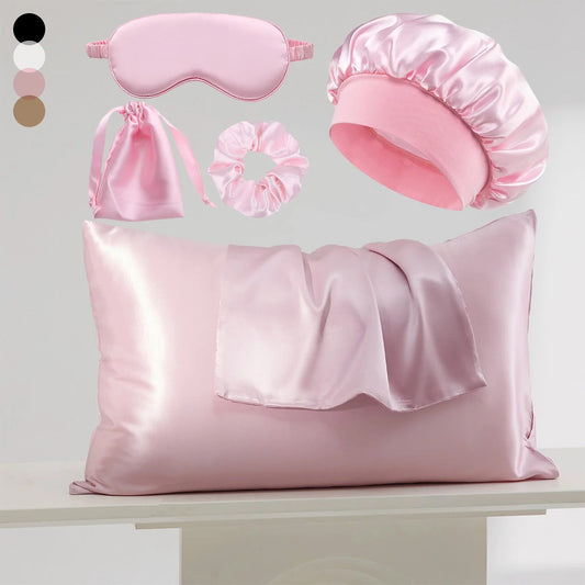 Set da Sogno | Lenzuola in Seta con Federa Cuscino Seta e Infuso d'Argento | Comfort e Bellezza per Sonni Ristoratori 2