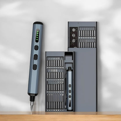 Set di Cacciaviti Elettrici 64 in 1 con 5 Impostazioni di Coppia | Strumento Versatile per Riparazioni Elettroniche 0