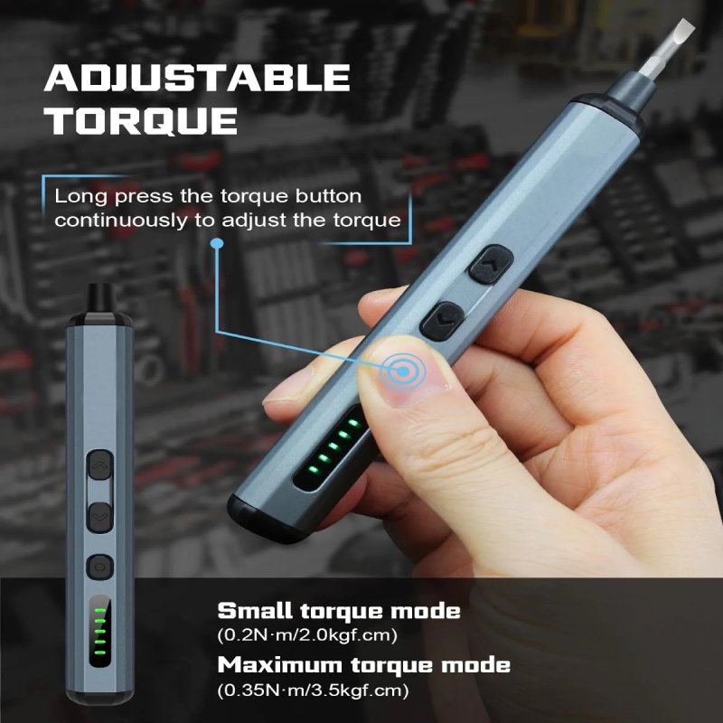 Set di Cacciaviti Elettrici 64 in 1 con 5 Impostazioni di Coppia | Strumento Versatile per Riparazioni Elettroniche 1