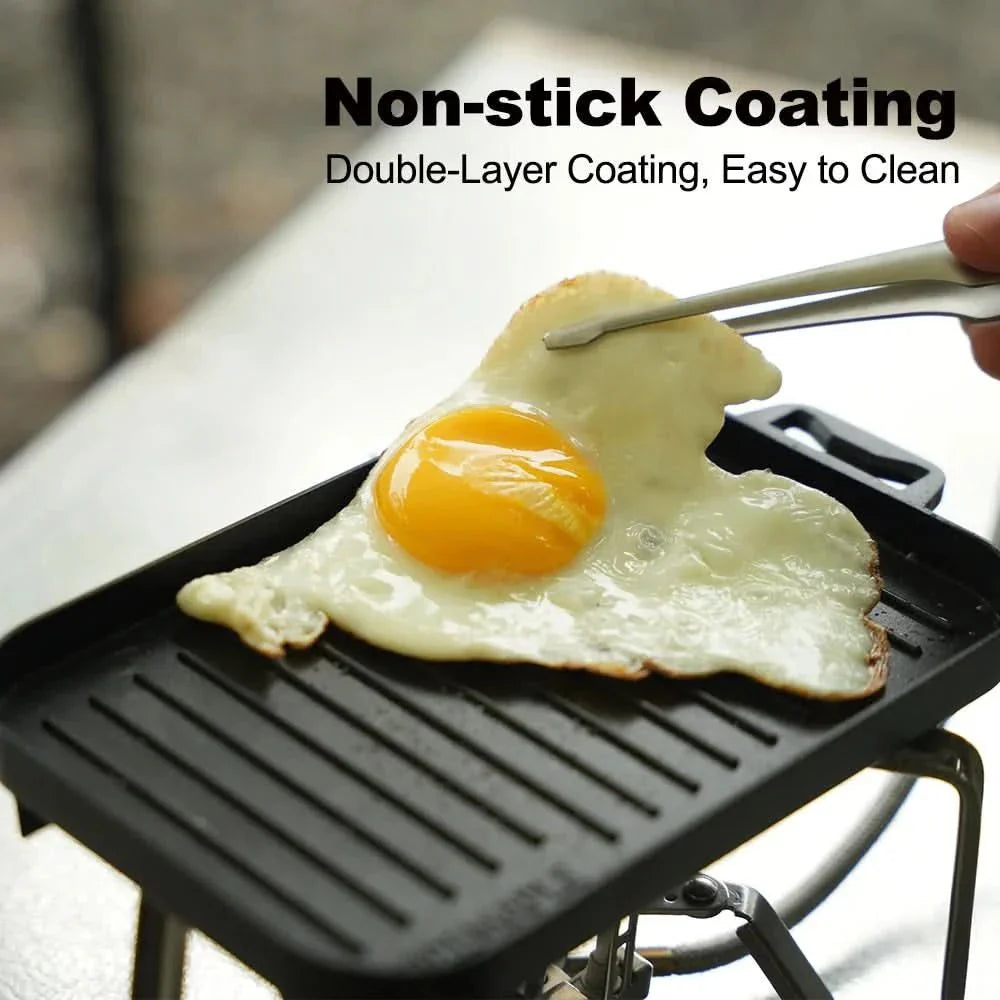 Portable Grill Set with Lightweight Tongs and Compact Design | Ideal for Camping and Picnics