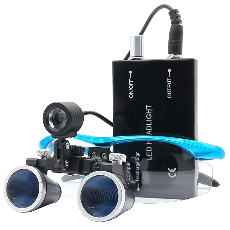 Set di Lenti Chirurgiche per Dentisti con Illuminazione LED 3W | Ingrandimento 2,5x/3,5x per Visibilità Ottimale 1