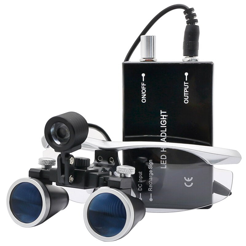 Set di Lenti Chirurgiche per Dentisti con Illuminazione LED 3W | Ingrandimento 2,5x/3,5x per Visibilità Ottimale 2