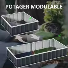 Raised Garden Bed with Ergonomic Design and Ample Space for Growing Flowers and Vegetables