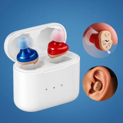 SilentWave | Apparecchi Acustici Invisibili Ricaricabili con Design Discreto | Migliora Chiarezza del Suono per Udito Ottimale 0