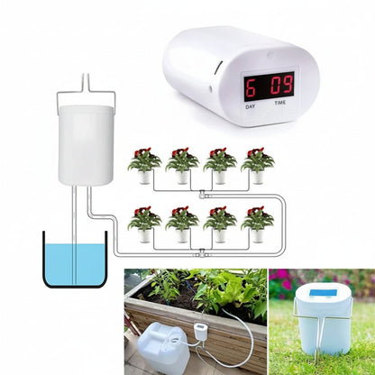 Irrigation System | Automatic Drip Irrigation with Long-Lasting Battery | Setup for Healthy Indoor Plants