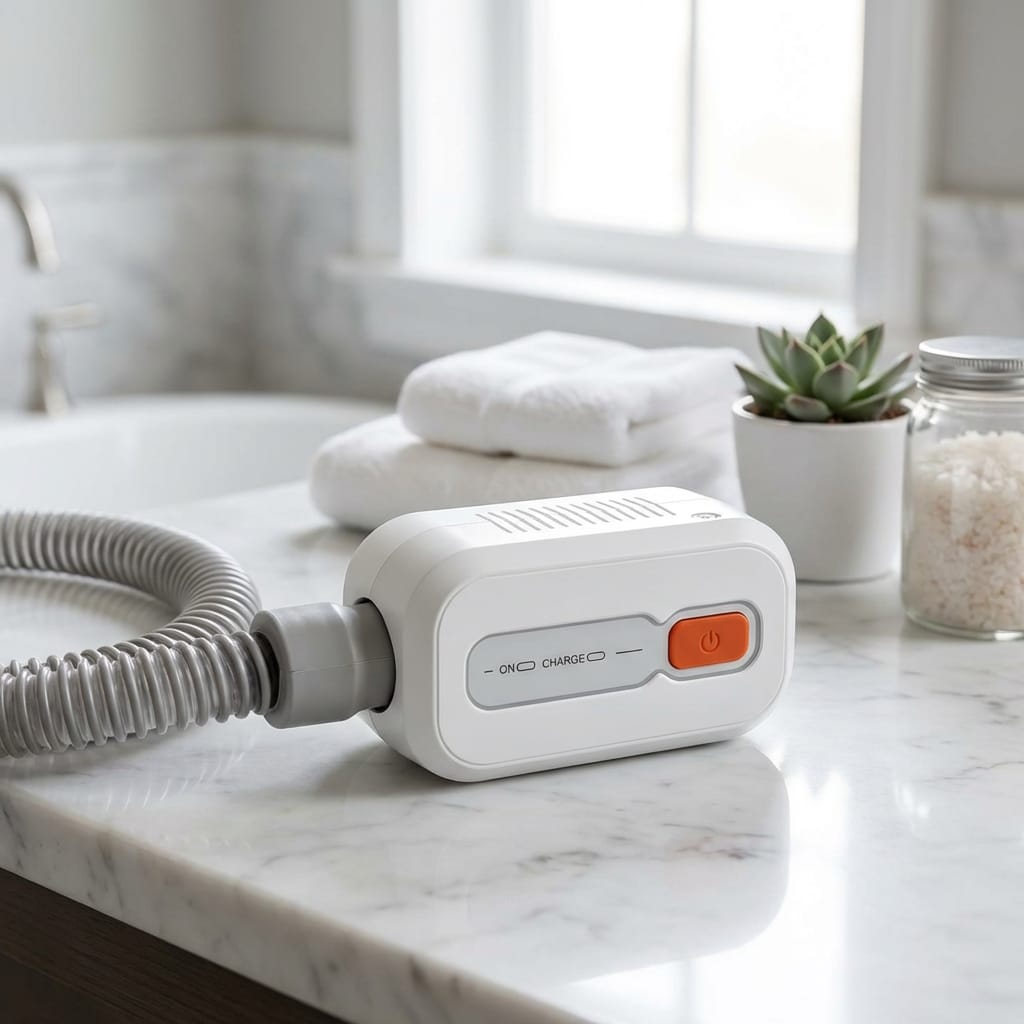 CPAP Cleaning System | Ozone Disinfection for Optimal Hygiene | Compact and Portable for Daily Use