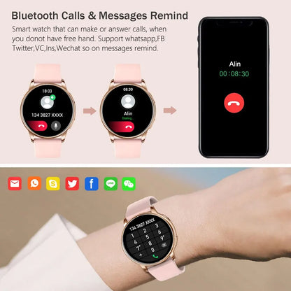 Smartwatch Bluetooth con Monitoraggio Fitness e Chiamate | Impermeabile IP68 per Attività Sportive e Salute 2