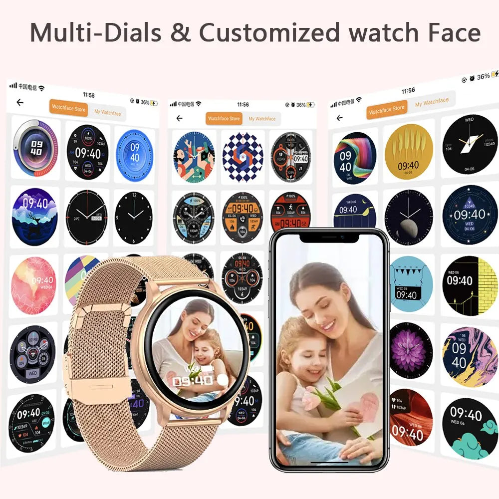 Smartwatch Bluetooth con Monitoraggio Fitness e Chiamate | Impermeabile IP68 per Attività Sportive e Salute 5