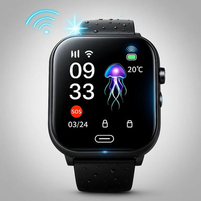 GPS Smartwatch voor Kinderen | Real-time Monitoring met 4G Videobellen | Waterdicht en Lichtgewicht Ontwerp voor Veiligheid en Plezier