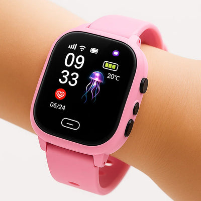 GPS Smartwatch voor Kinderen | Real-time Monitoring en Waterdicht Ontwerp | Videobellen en Ingebouwde Camera voor Veiligheid en Plezier
