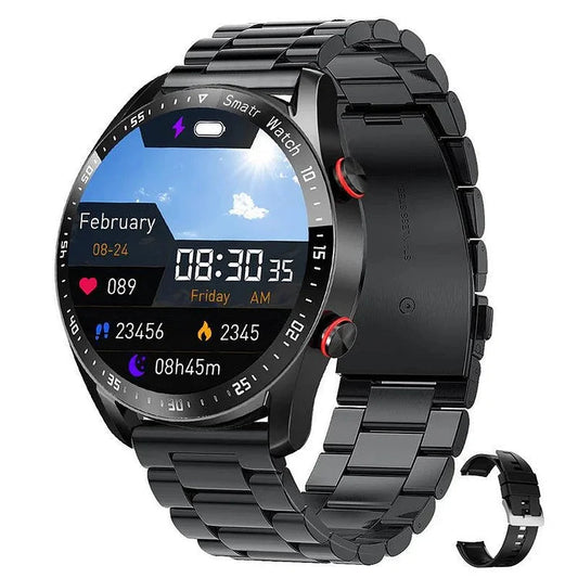 Smartwatch Innovativo | Monitoraggio Glicemia Non Invasivo con Bluetooth | Impermeabile IP67 per Controllo Salute e Fitness 0