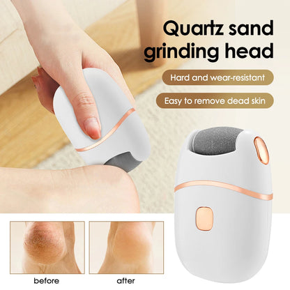 Smerigliatrice Elettrica per Piedi con Illuminazione LED e Ricarica USB | Cura Profonda per Pelle Morta e Calli 1