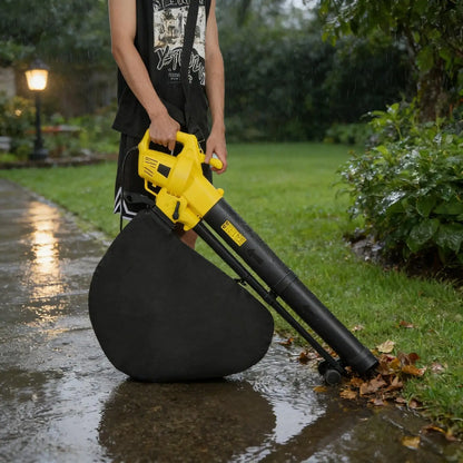 Soffiatore Elettrico per Foglie 3000 W con Funzione Aspirante | Leggero e Potente per Pulizia Efficiente del Giardino 2
