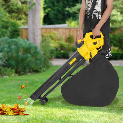 Soffiatore Elettrico per Foglie 3000 W con Funzione Aspirante | Leggero e Potente per Pulizia Efficiente del Giardino 3