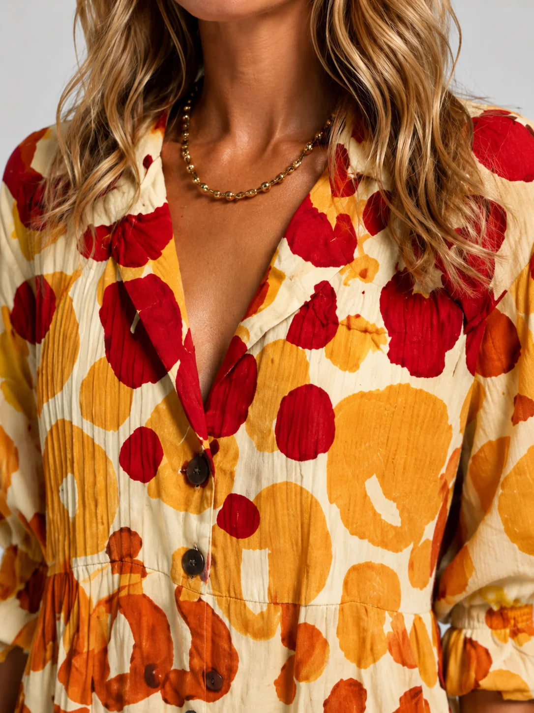 Sofia | Elegante Abito Camicia Stampato Leggero per Donna 2