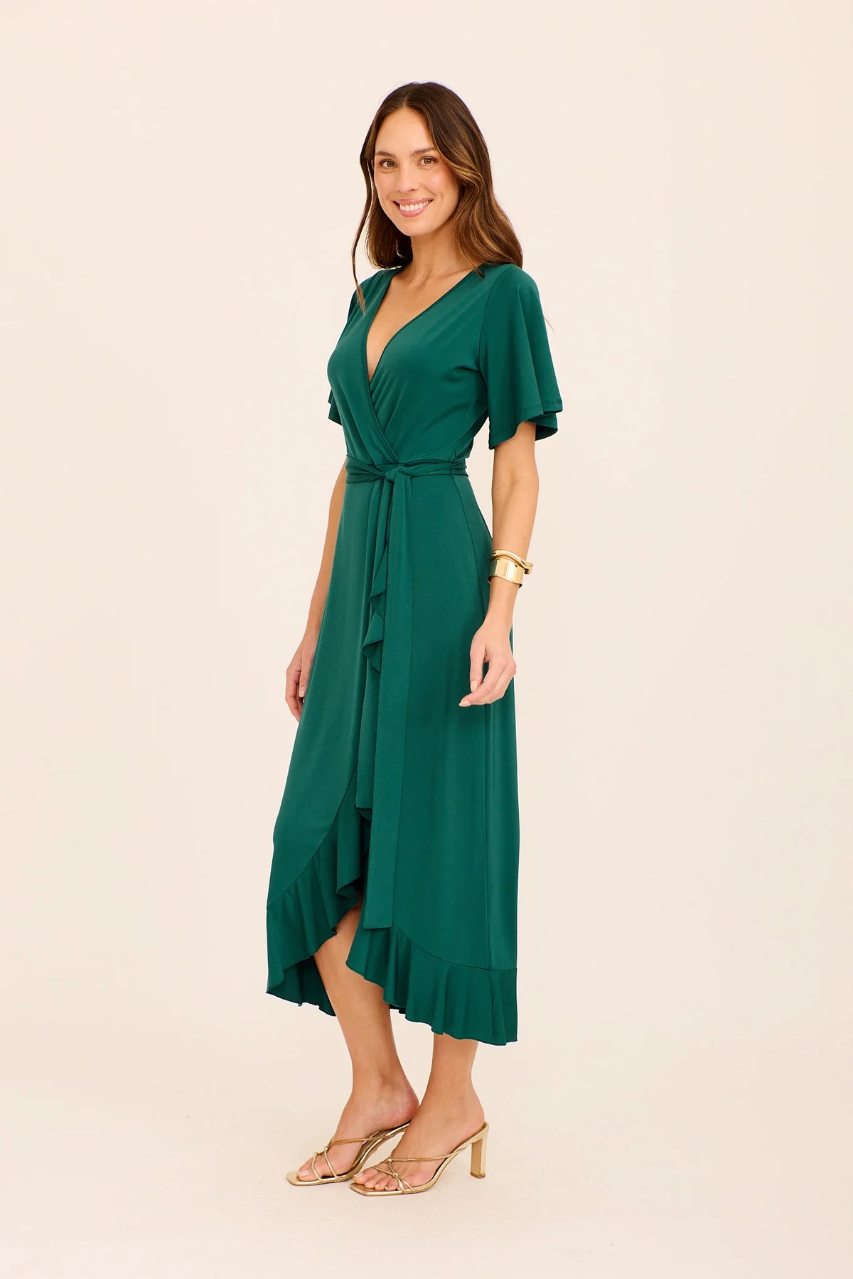 Sofia | Elegante Abito Lungo Teal Estivo 2