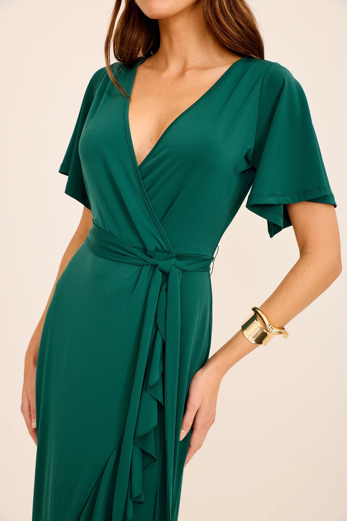 Sofia | Elegante Abito Lungo Teal Estivo 4