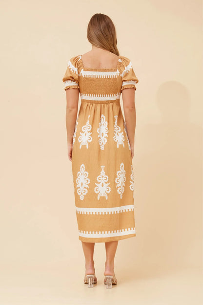 Sofia | Elegante Abito Midi Boho con Fiocco per Donna 6