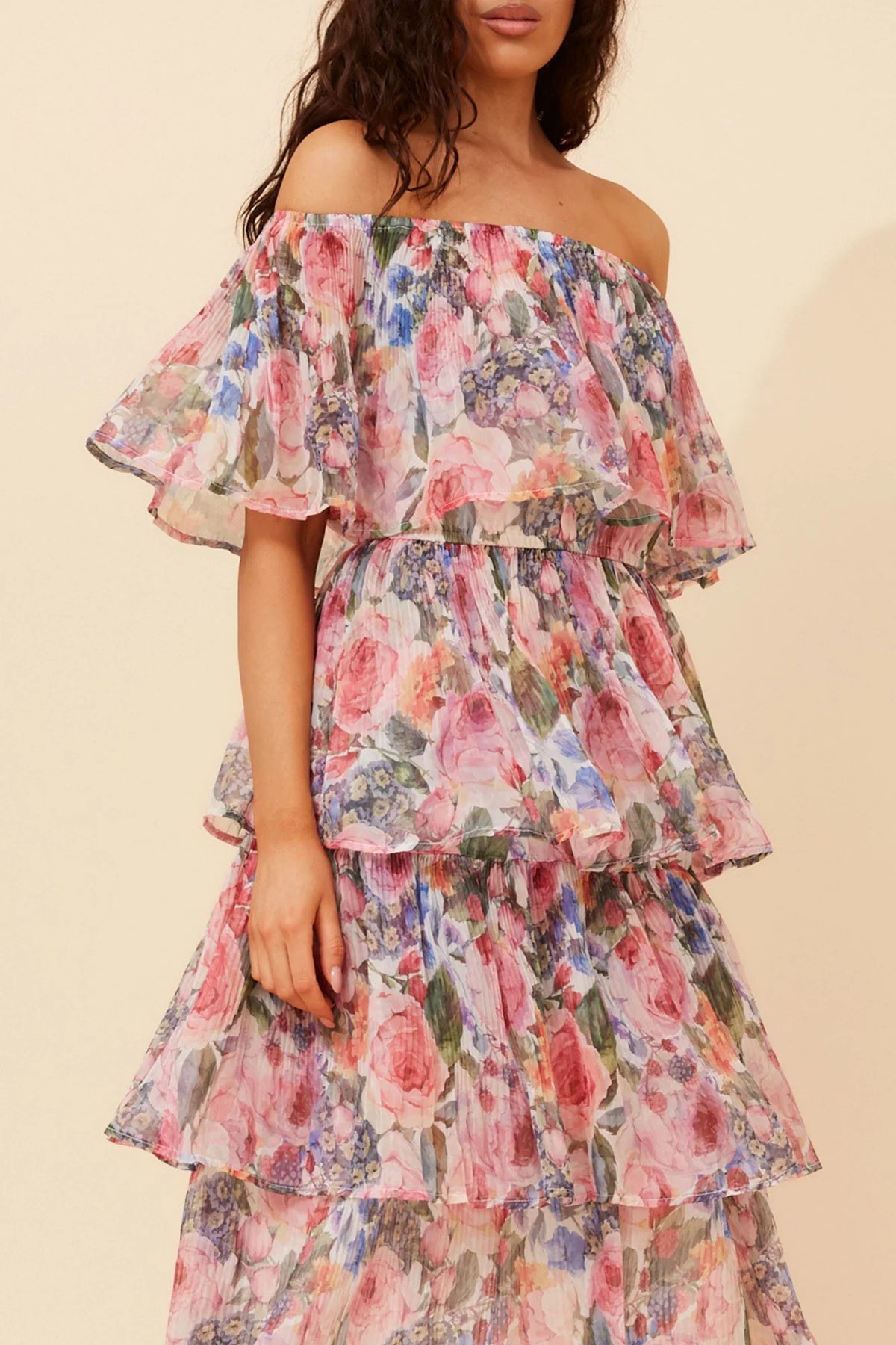 Sofia | Elegante Abito Midi Floreale Donna 2