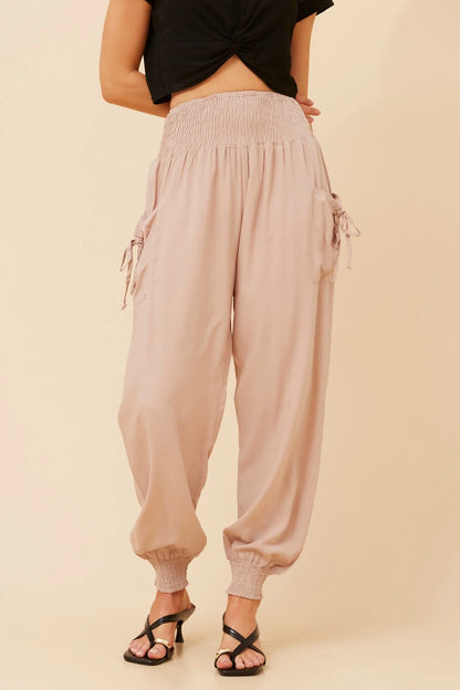 Sofia | Eleganti Pantaloni Harem Donna Estivi con Vita Elastico e Tasche 13