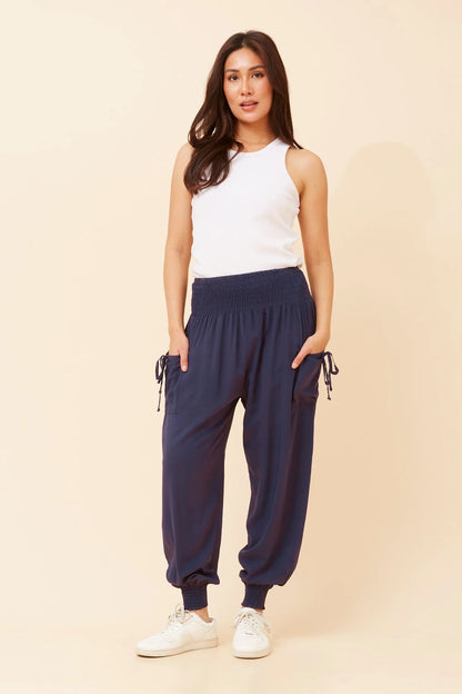 Sofia | Eleganti Pantaloni Harem Donna Estivi con Vita Elastico e Tasche 3