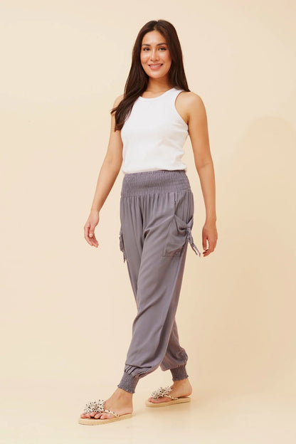 Sofia | Eleganti Pantaloni Harem Donna Estivi con Vita Elastico e Tasche 7