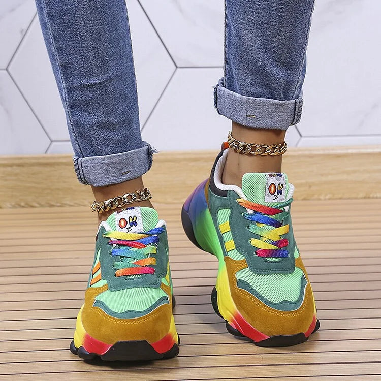 Sofia | Eleganti Scarpe Ortopediche Donna Arcobaleno con Supporto Arco 7