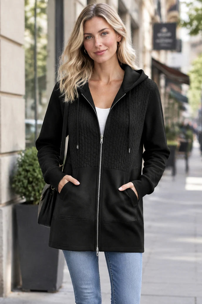 Sophia | Casual Comfortable Giacca Da Donna Con Cappuccio 1