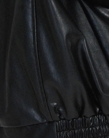 Sophia | Classica Giacca in Pelle Oversize Autunnale con Colletto 8