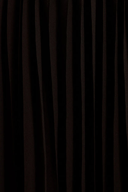 Sophia | Elegante Abito Nero Cerimonia Donna in Chiffon con Cintura 5
