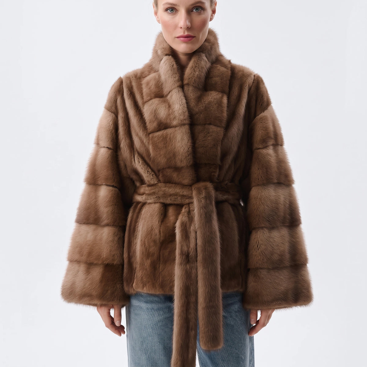 Sophia | Elegante Giacca in Pelliccia Sintetica con Cintura 0