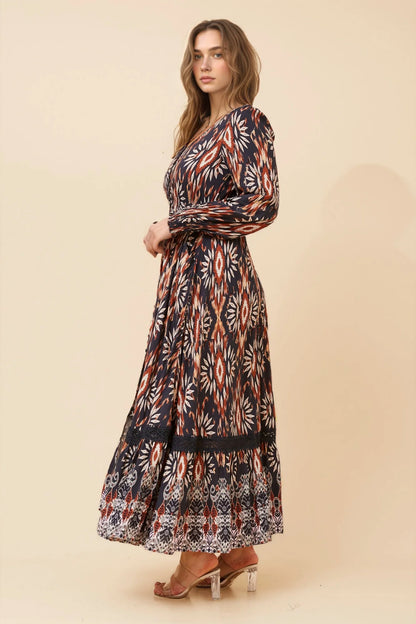 Sophia | Elegante Maxi Dress Boho con Maniche Lunghe 6