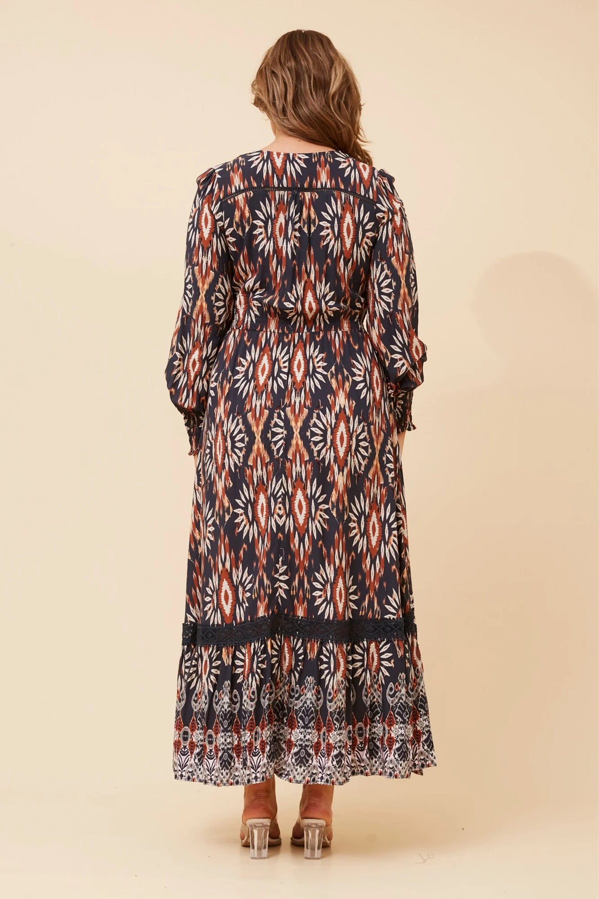 Sophia | Elegante Maxi Dress Boho con Maniche Lunghe 7