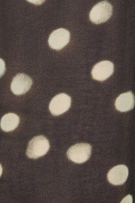 Sophia | Elegante Top in Georgette con Pois Neri 5
