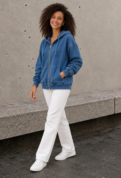 Sophia | Felpa Lavata con Cappuccio Casual da Donna 2