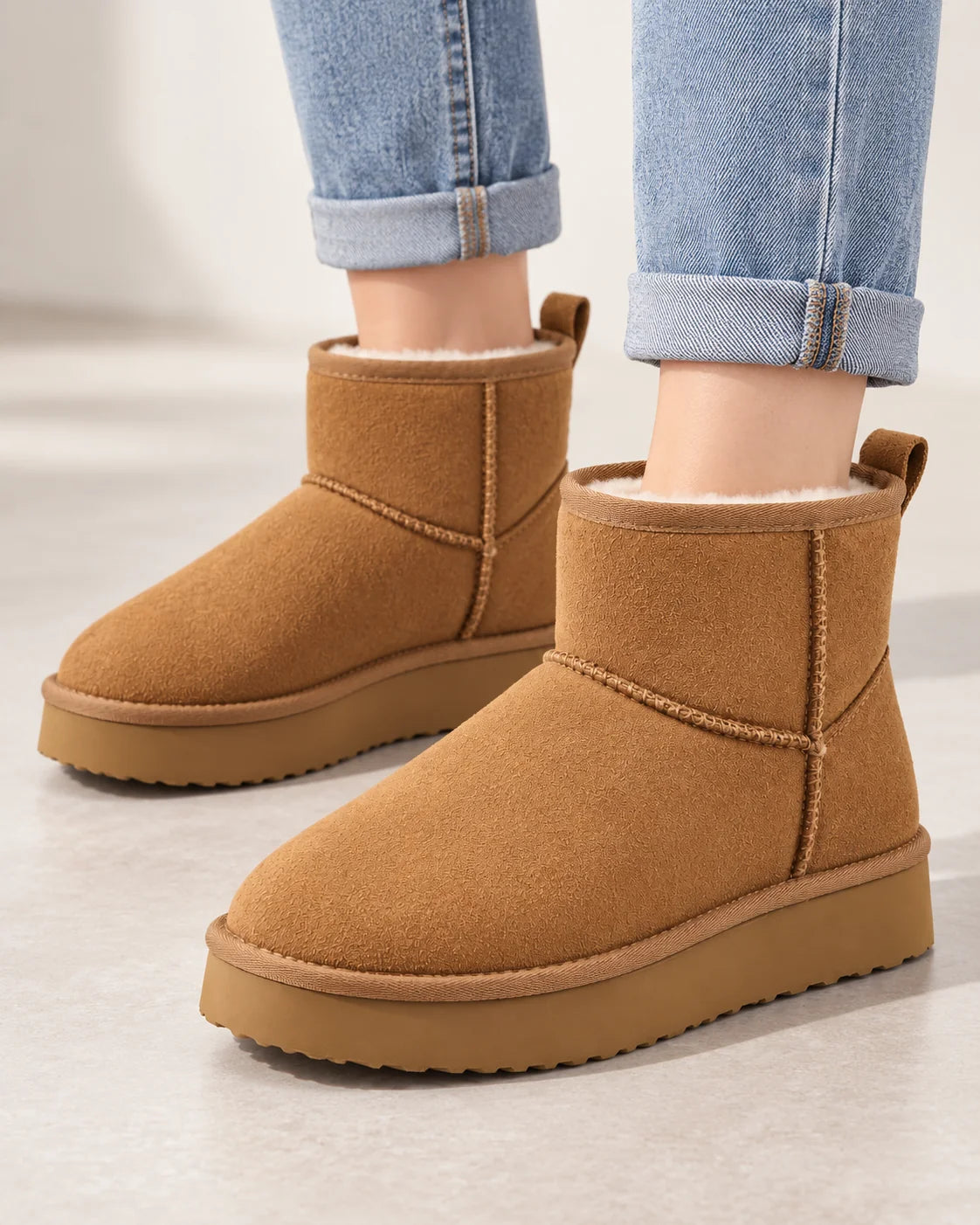 Sophie | Caldi Stivaletti Donna Minimalisti Con Suola Platform 3