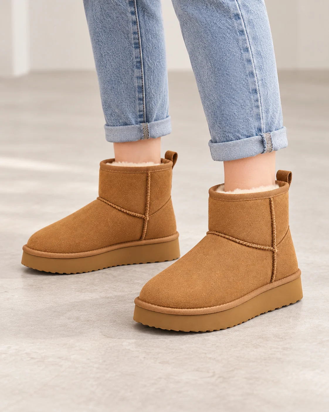 Sophie | Caldi Stivaletti Donna Minimalisti Con Suola Platform 4