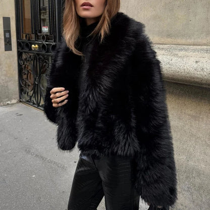 Sophie | Cappotto Vintage Chic con Collo in Pelliccia Sintetica 4