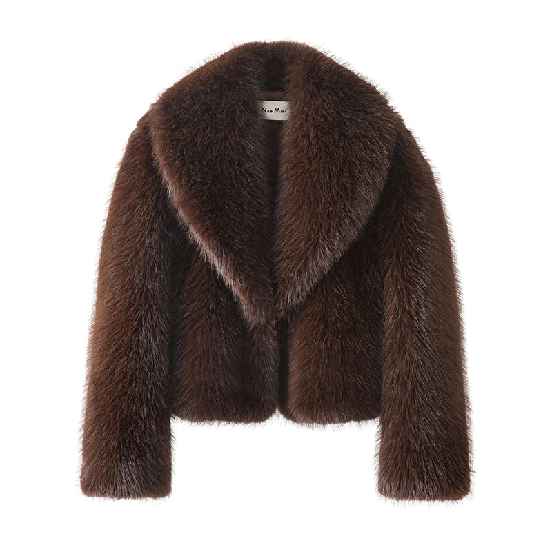 Sophie | Cappotto Vintage Chic con Collo in Pelliccia Sintetica 7