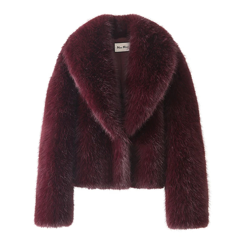 Sophie | Cappotto Vintage Chic con Collo in Pelliccia Sintetica 8