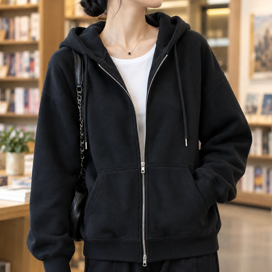 Sophie | Comoda Felpa con Zip e Cappuccio per Uomo e Donna 0