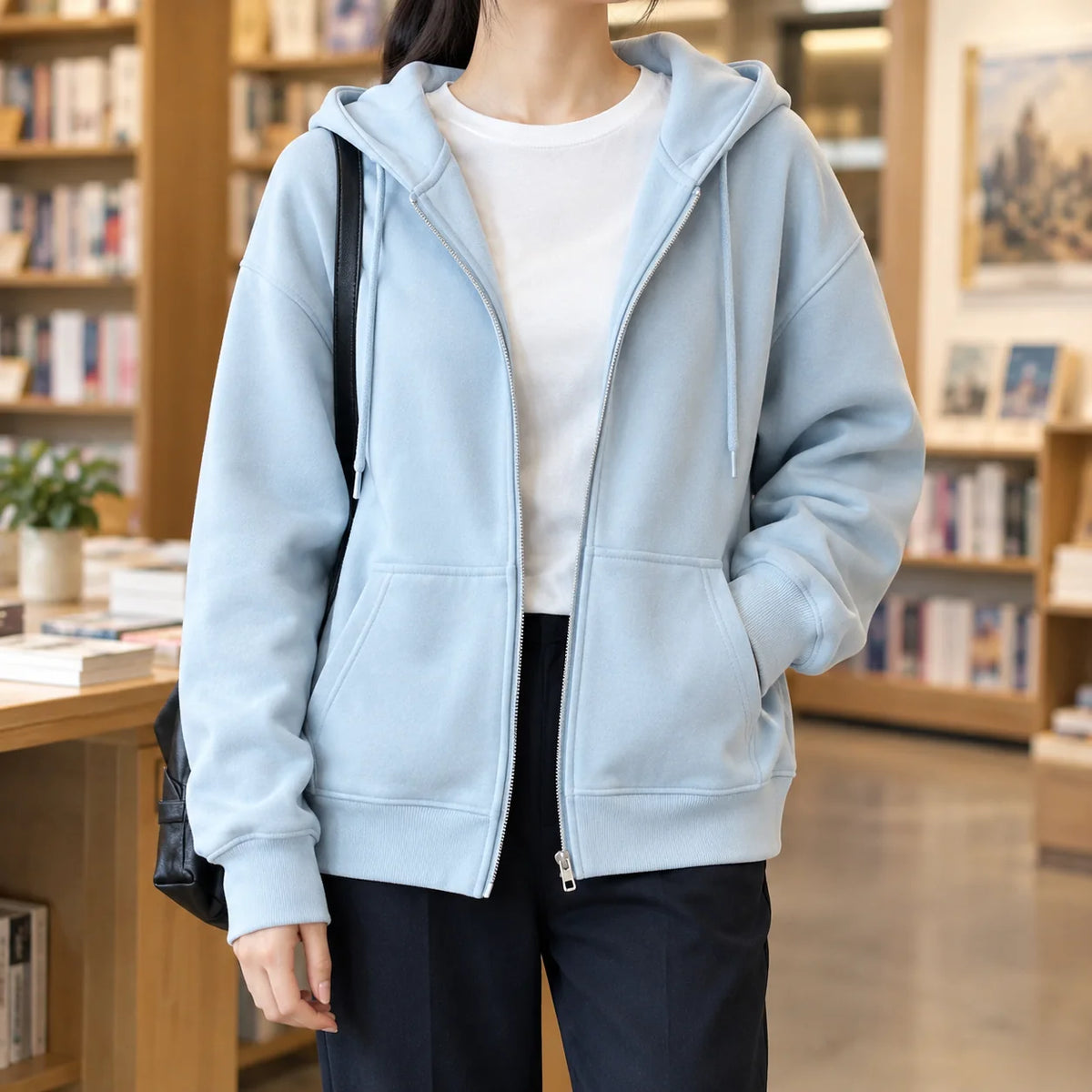 Sophie | Comoda Felpa con Zip e Cappuccio per Uomo e Donna 1