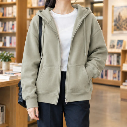 Sophie | Comoda Felpa con Zip e Cappuccio per Uomo e Donna 3